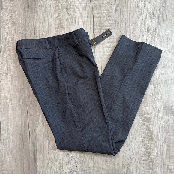 Lee Mid Rise Straight Leg Stretchy Shaping Pants WMNS 10M Gray Regular Fit Work - Picture 9 of 11